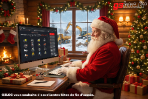 Toute l'équipe G3Loc vous souhaite de Joyeuses Fêtes de fin d'année !