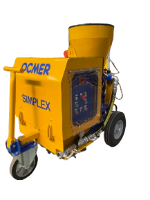 Machine à projeter le béton par voie sèche : focus sur la technologie à rotor (Type Ocmer OCR)