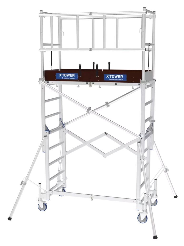 Location Echafaudage roulant pliable H.T 4,80m à Le Poinçonnet | G3Loc