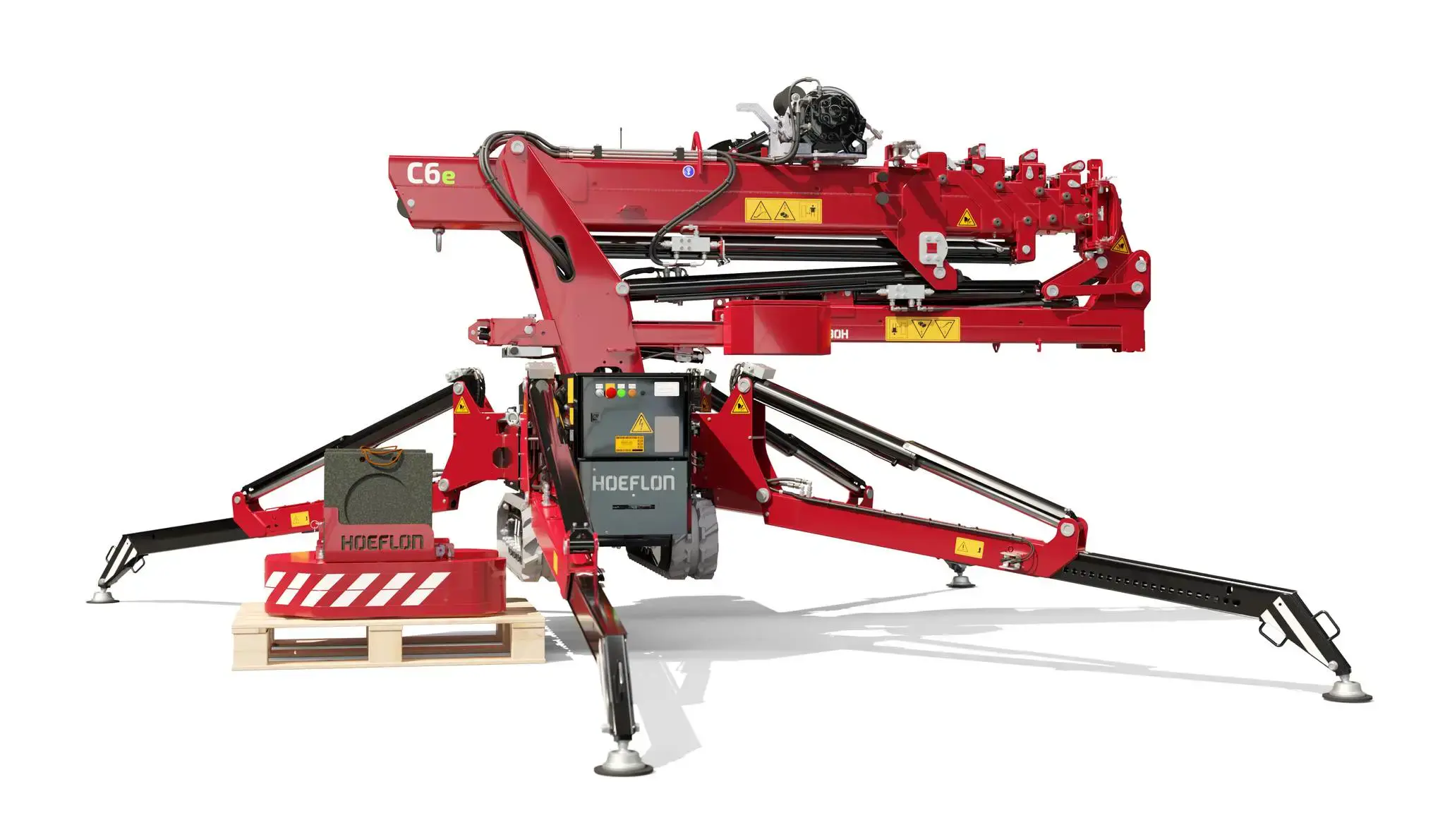 Location Mini grue araignée C6 Hoeflon à Le Blanc | G3Loc